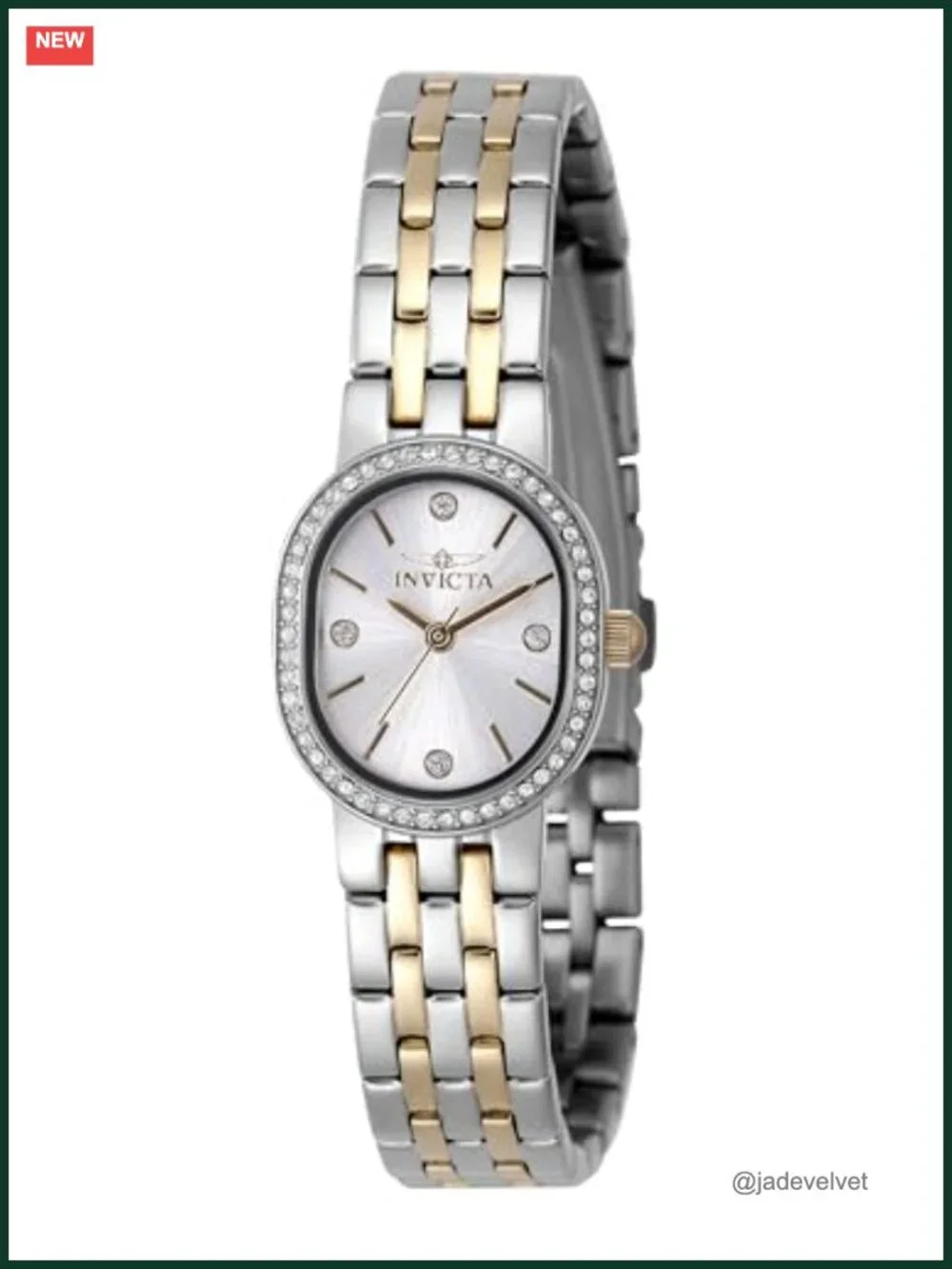 Invicta Angel Lady 20mm Stainless Steel Quartz Watch Water Resistant 30m
